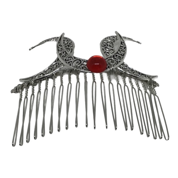 Wicca Triple Moon Goddess Hair Clip Accessory new - Picture 1 of 8